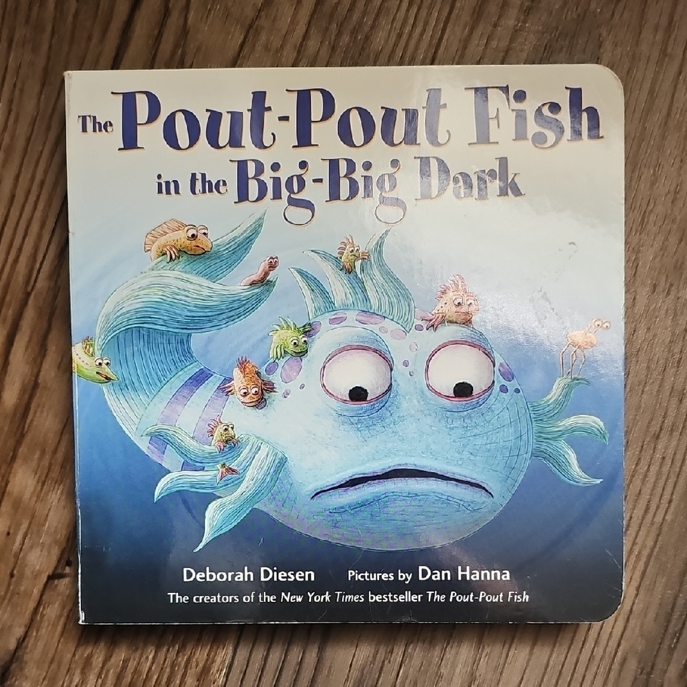 Scholastic The Pout-Pout Fish Adventure Book - Blue and Purple